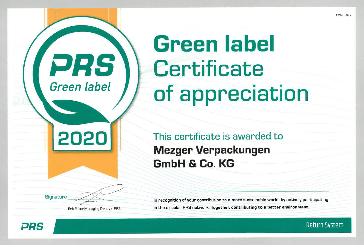 green label certificate